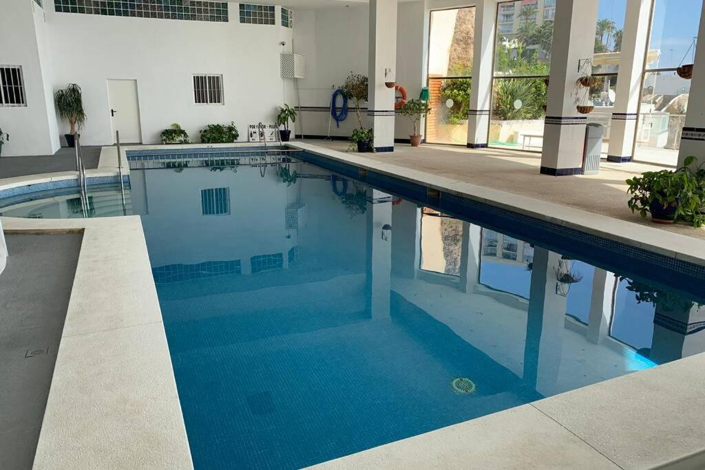 Amazing Frontline Sea Views Studio Apartment Castillo Del Vigia Torremolinos Exteriör bild