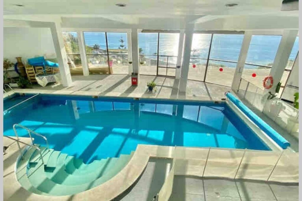 Amazing Frontline Sea Views Studio Apartment Castillo Del Vigia Torremolinos Exteriör bild