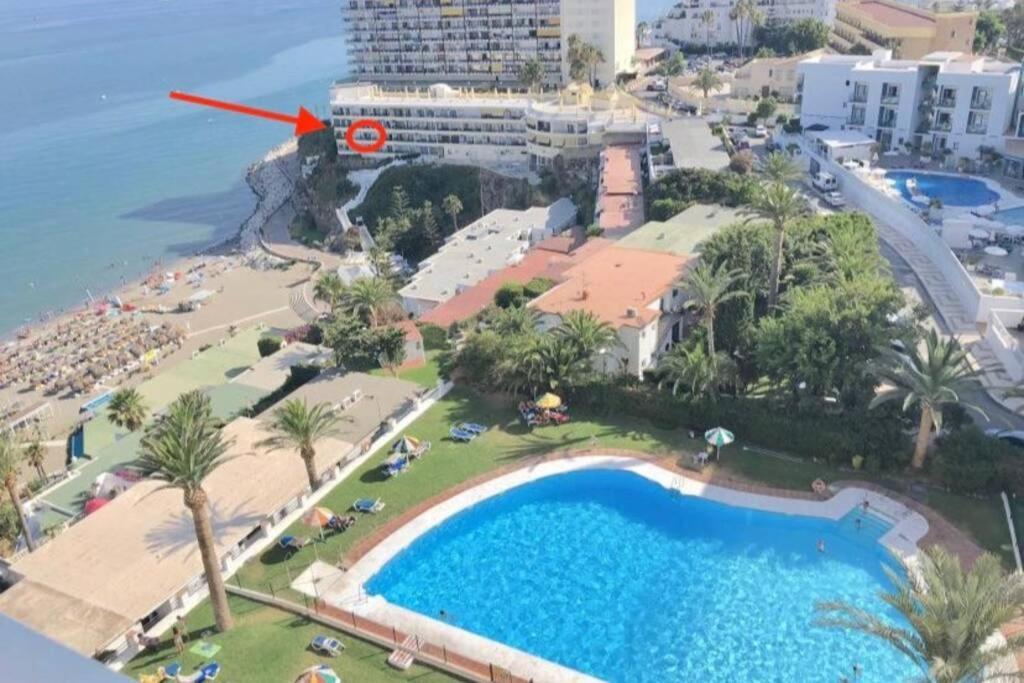 Amazing Frontline Sea Views Studio Apartment Castillo Del Vigia Torremolinos Exteriör bild