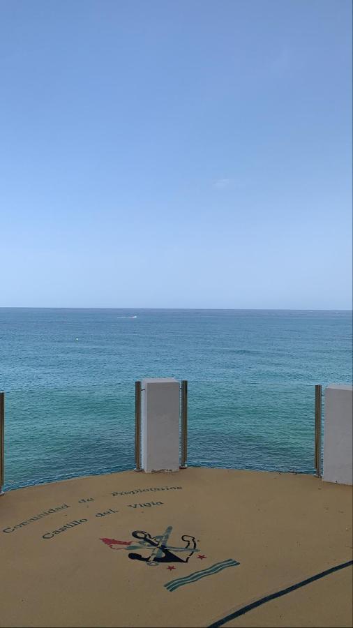 Amazing Frontline Sea Views Studio Apartment Castillo Del Vigia Torremolinos Exteriör bild
